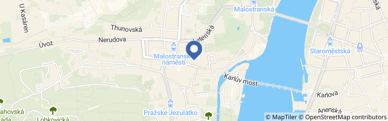 Mapa - Muzeum pražských pověstí a strašidel