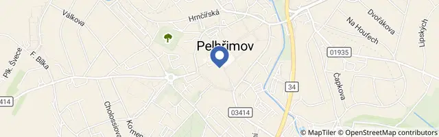 Mapa - Muzeum strašidel Pelhřimov