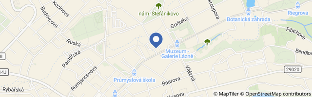 Mapa - Technické muzeum Liberec