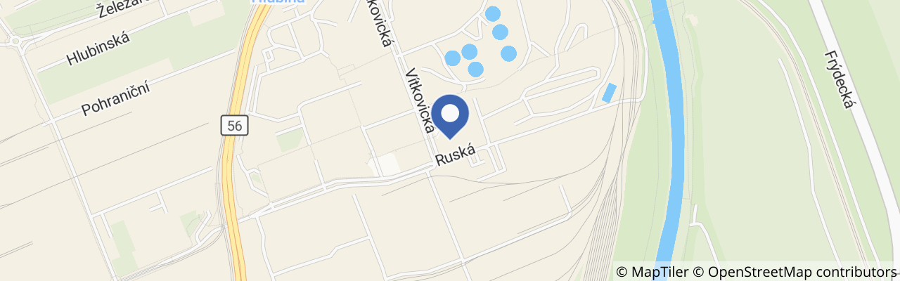 Mapa - Velký svět techniky Ostrava