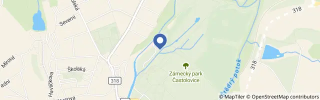 Mapa - Minizoo Častolovice