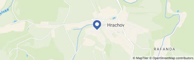 Mapa - Záchranná stanice pro živočichy Hrachov