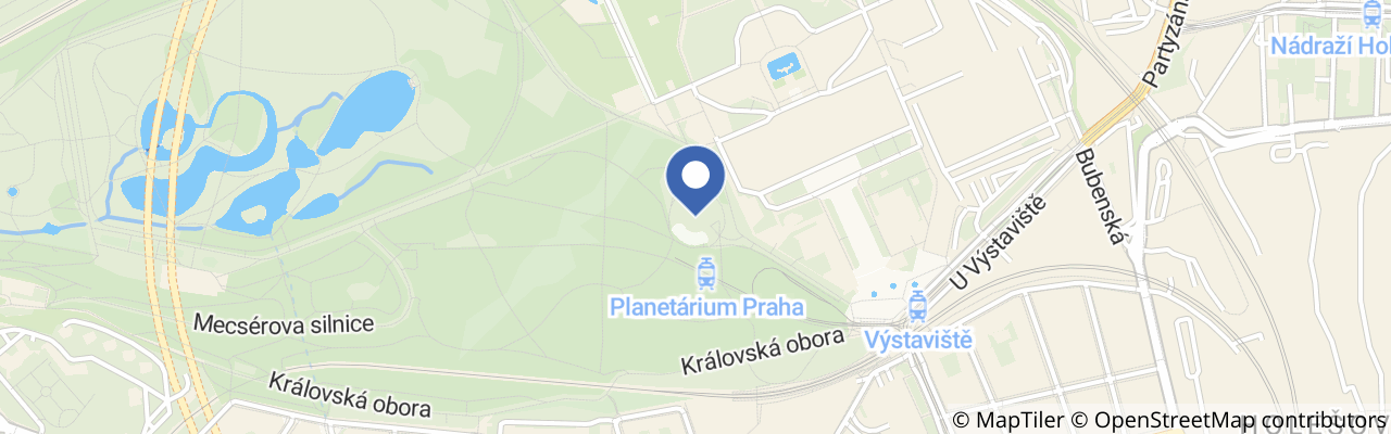 Mapa - Planetarium Praha