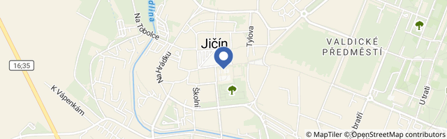 Mapa - Regionální muzeum a galerie Jičín