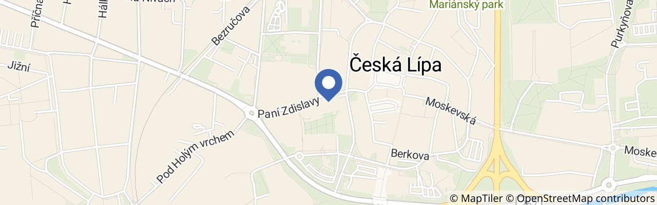 Mapa - Vlastivědné muzeum Česká Lipa