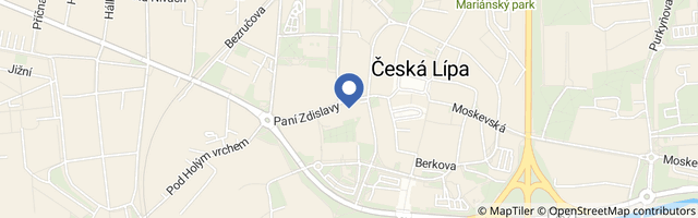 Mapa - Vlastivědné muzeum Česká Lipa