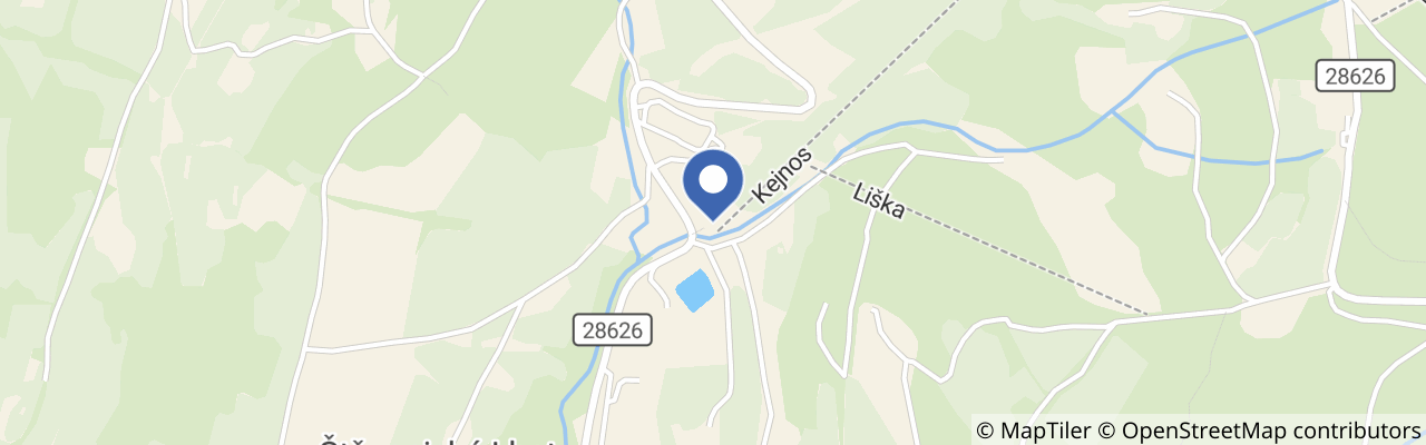 Mapa - Ski areál Benecko