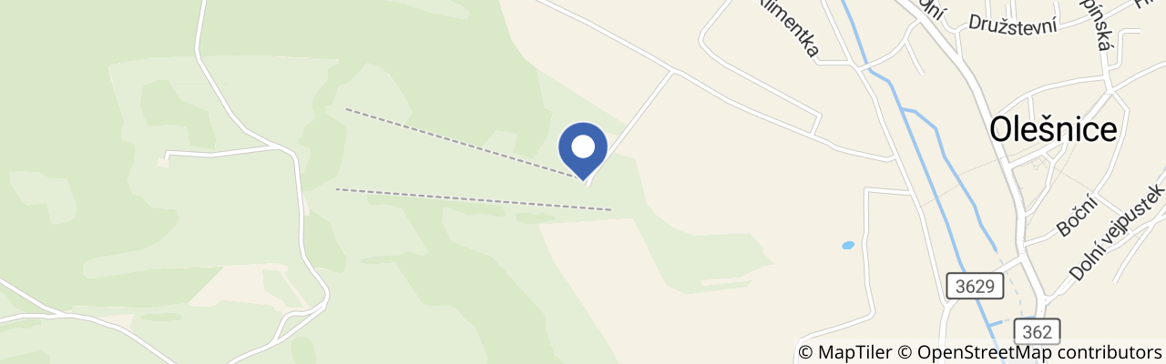 Mapa - Ski areál Olešnice na Moravě