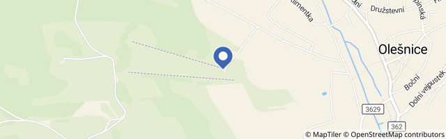 Mapa - Ski areál Olešnice na Moravě