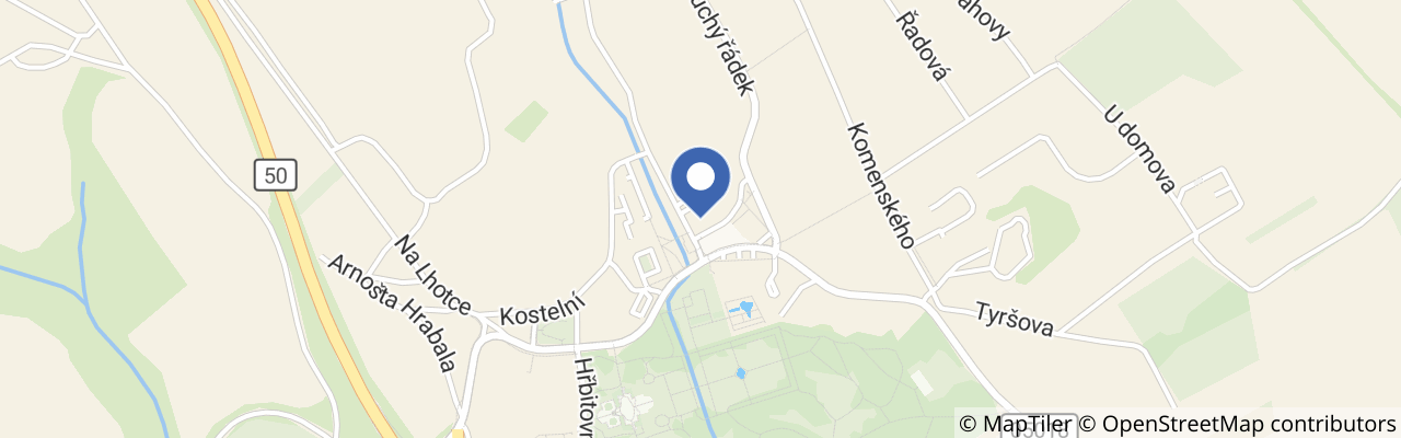 Mapa - Hotel Buchlov