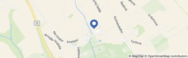 Mapa - Hotel Buchlov