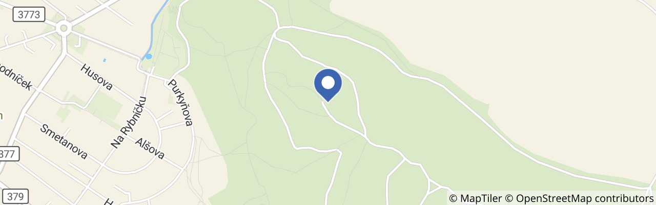 Mapa - Rozhledna Tišnov