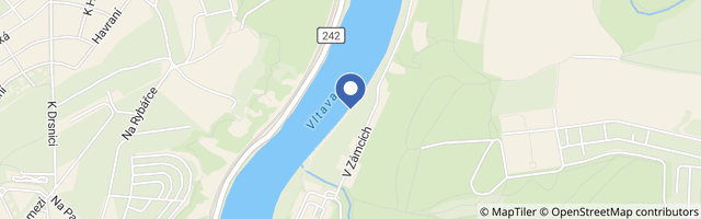 Mapa - Planetární stezka údolím Vltavy