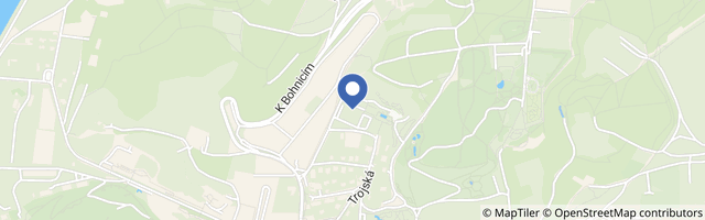 Mapa - Botanická zahrada Praha