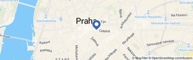 Mapa - Madame Tussauds Praha