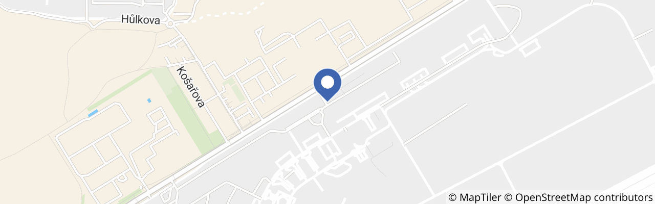 Mapa - Letecké muzeum Kbely