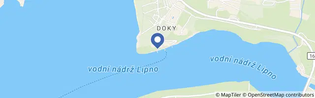Mapa - Vyhlídkové plavby po Lipně
