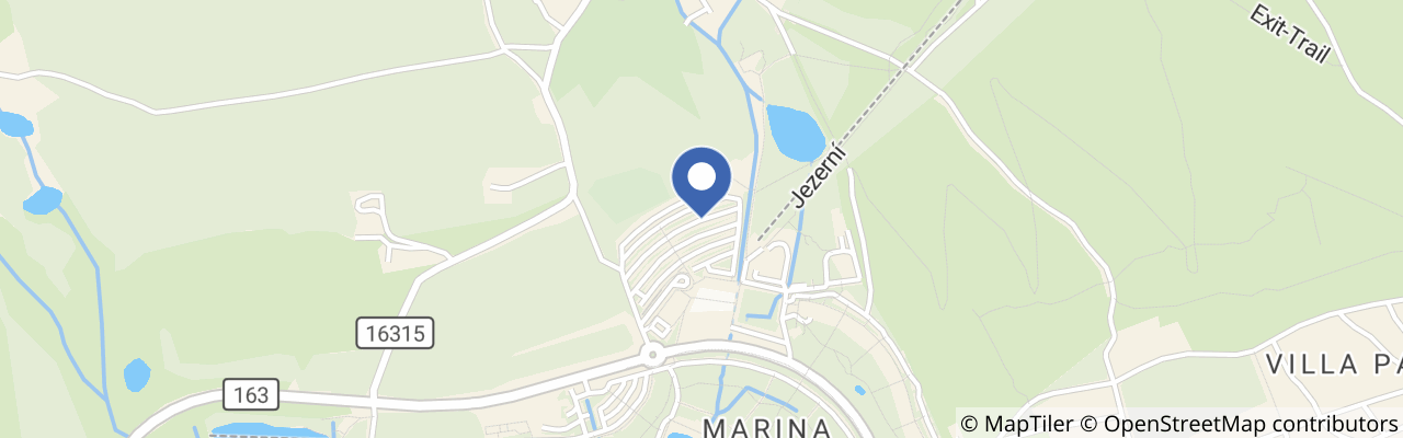 Mapa - Lanový park Lipno