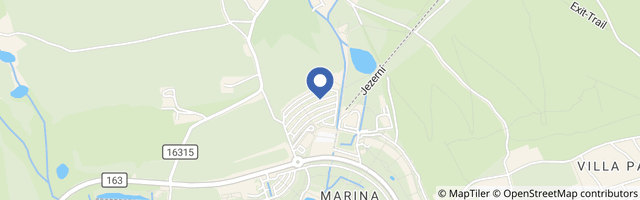 Mapa - Lanový park Lipno