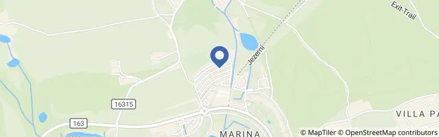 Mapa - Lanový park Lipno