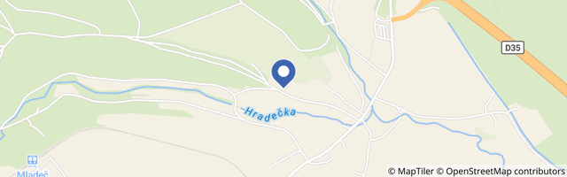 Mapa - Mladečské jeskyně