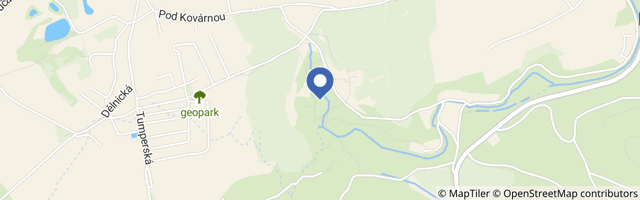 Mapa - Rudické propadání