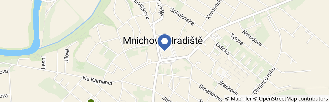 Mapa - Příhrazské skály