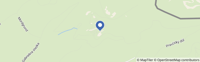 Mapa - Pravčická brána