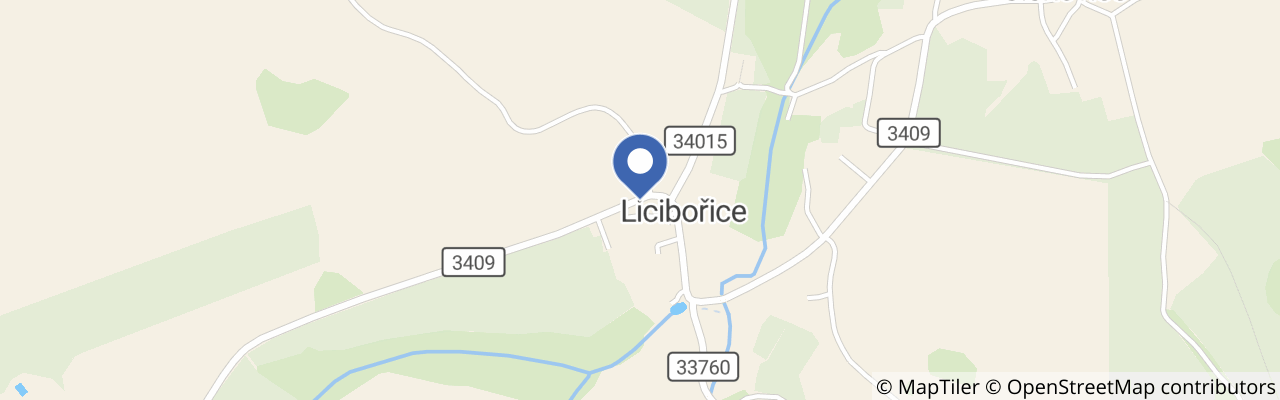 Mapa - Babiččin dvoreček v Doublebech nad Orlicí