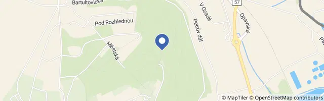 Mapa - Rozhledna Cvilín