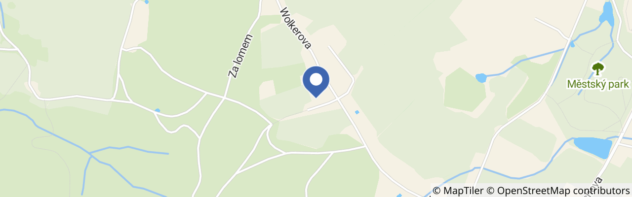 Mapa - Chalupa Kamenná Horka