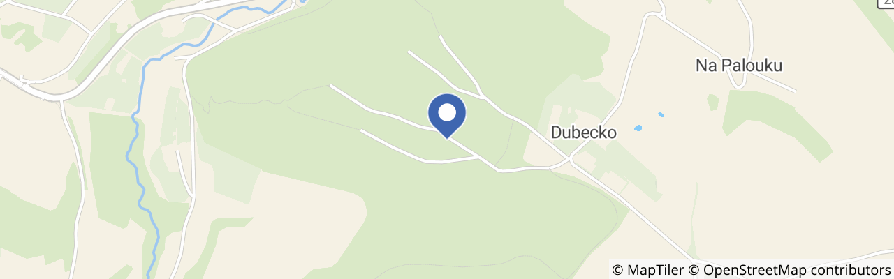 Mapa - Rozhledna Dubecko