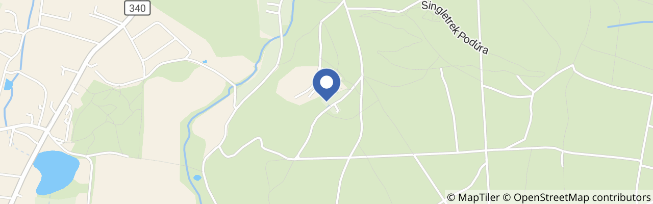 Mapa - Dřevěná rozhledna Bára