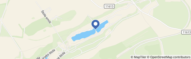 Mapa - Lom Velká Amerika