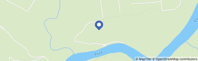 Mapa - Vyhlídka Králův stolec v Poddyjí