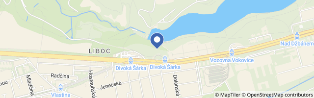 Mapa - Divoká šárka