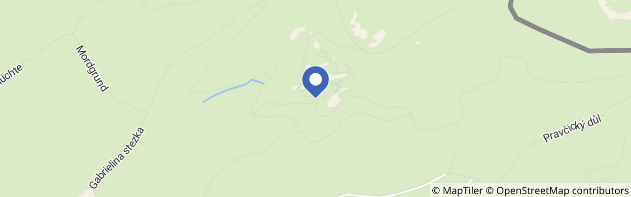 Mapa - Gabrielina stezka