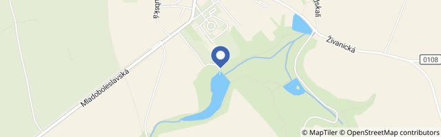 Mapa - Naučná stezka Vinořský park