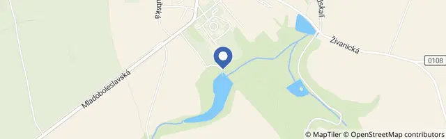 Mapa - Naučná stezka Vinořský park
