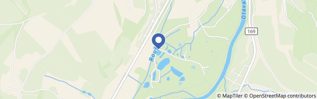 Mapa - Naučná stezka Hrátky se zvířátky v Sušici