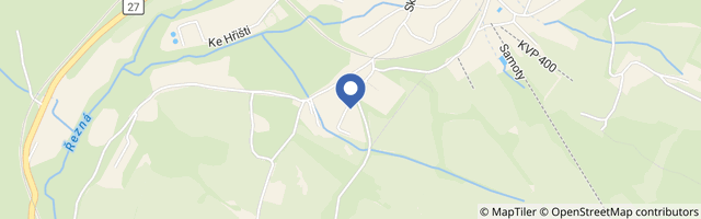 Mapa - Naučná stezka Tetřeví stezka