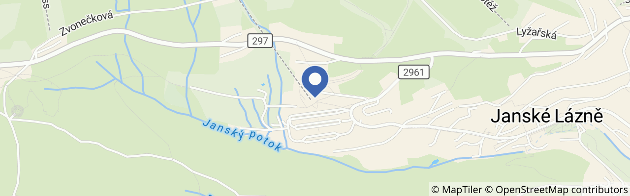 Mapa - Ski areál Černý Důl