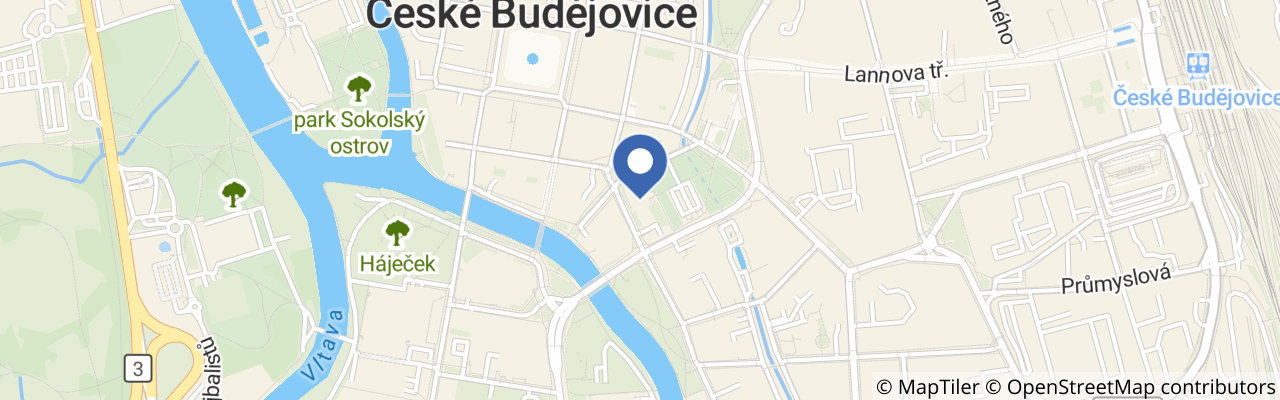 Mapa - Jihočeské motocyklové museum České Budějovice