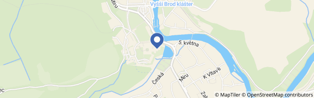 Mapa - Poštovní muzeum Vyšší Brod