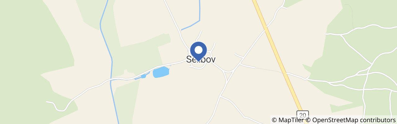 Mapa - Pohádková kovárna Selibov