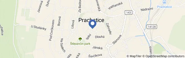 Mapa - Muzeum české loutky a cirkusu v Prachaticích