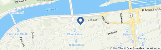 Mapa - Poštovní muzeum Praha