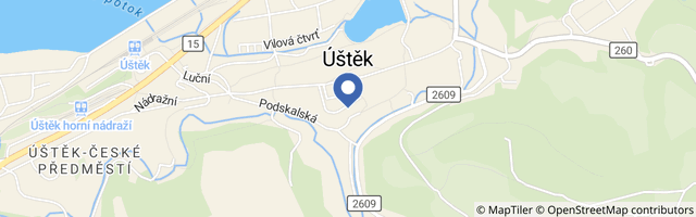 Mapa - Muzeum čertů v Úštěku
