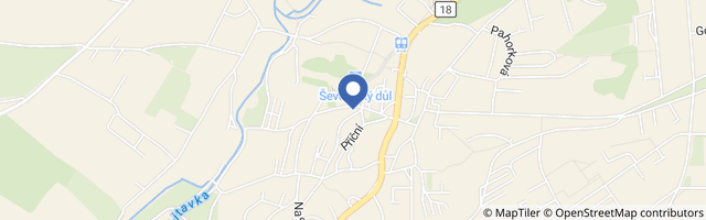 Mapa - Hornické muzeum Příbram