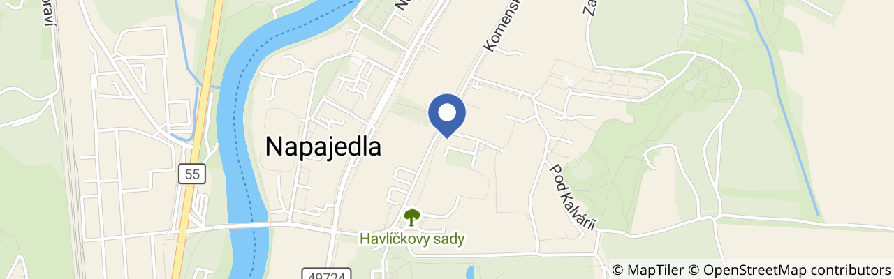 Mapa - Muzeum Napajedla